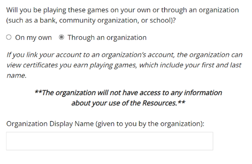 example of financial literacy game