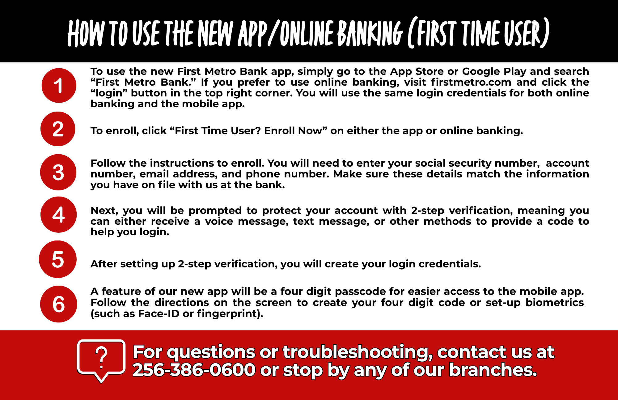 how to use the new app instructions