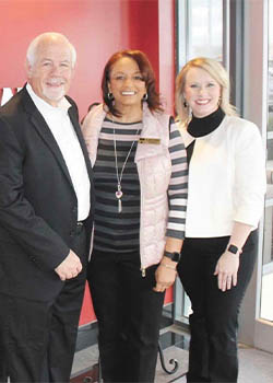 Dr. Gale Satchel with FMB President