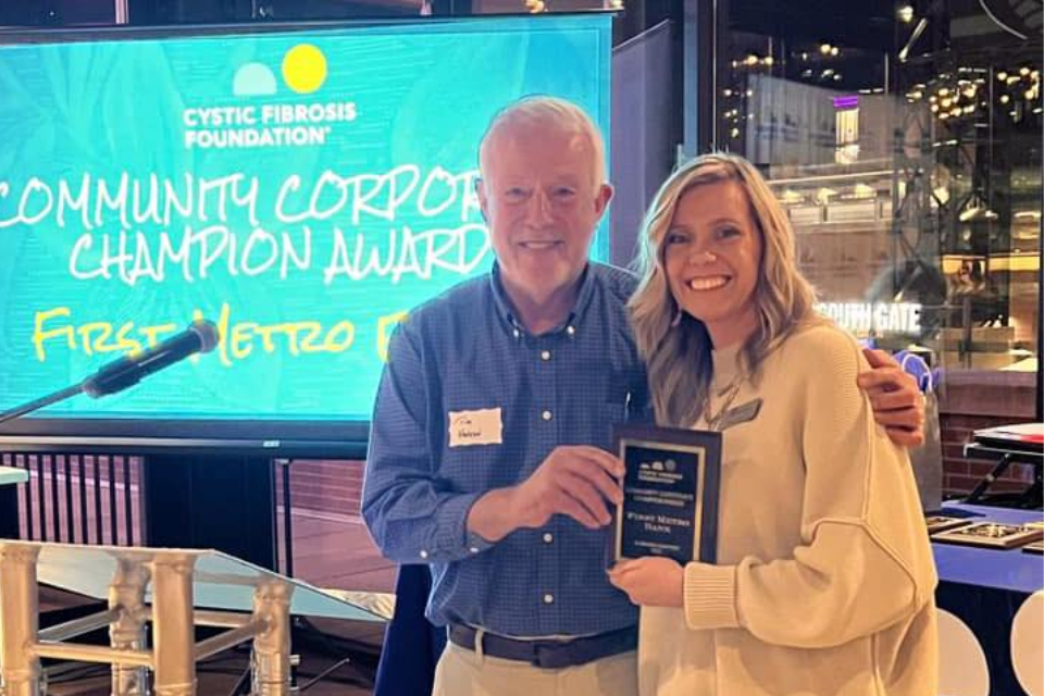Cystic Fibrosis Foundation Community Corporation Champion award